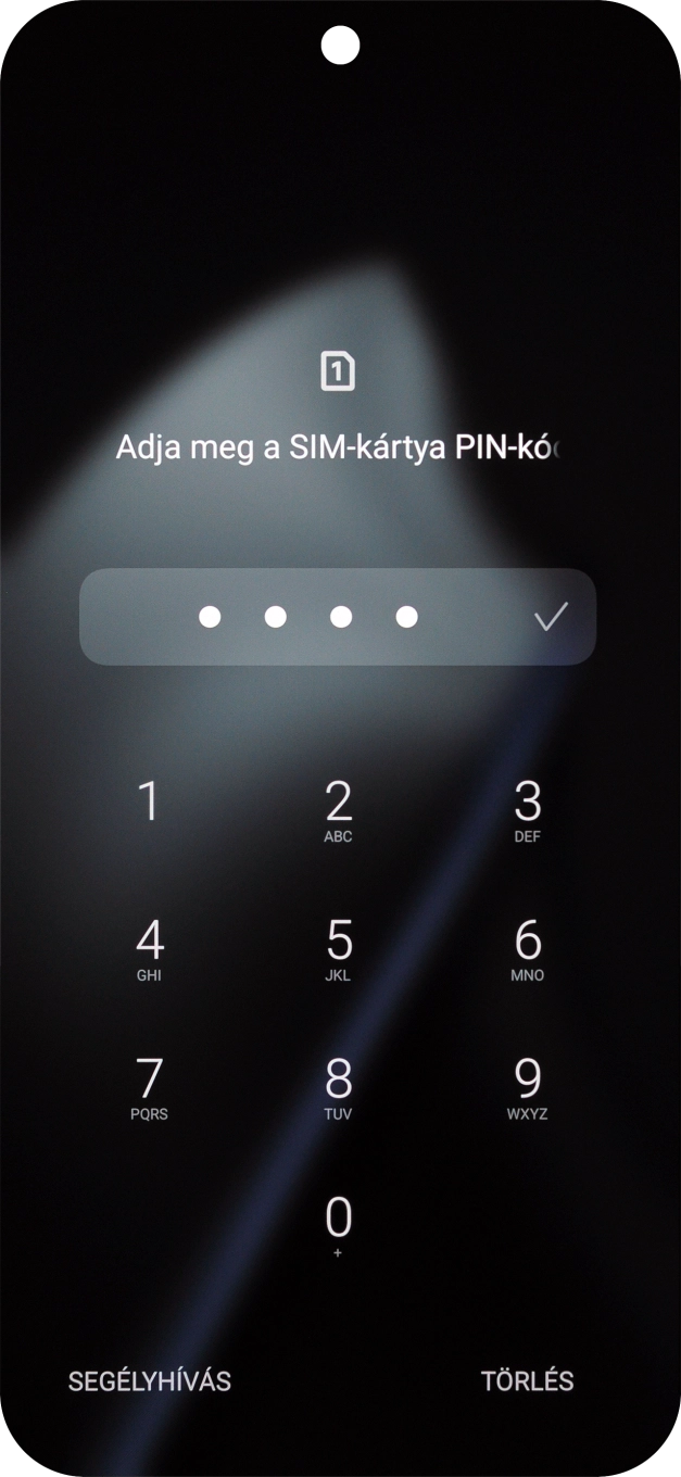Amennyiben a telefon kéri, írd be a PIN-kódodat, és kattints a jóváhagyás ikonra. Amennyiben a telefon kéri, írd be a PIN-kódodat, és kattints a jóváhagyás ikonra.