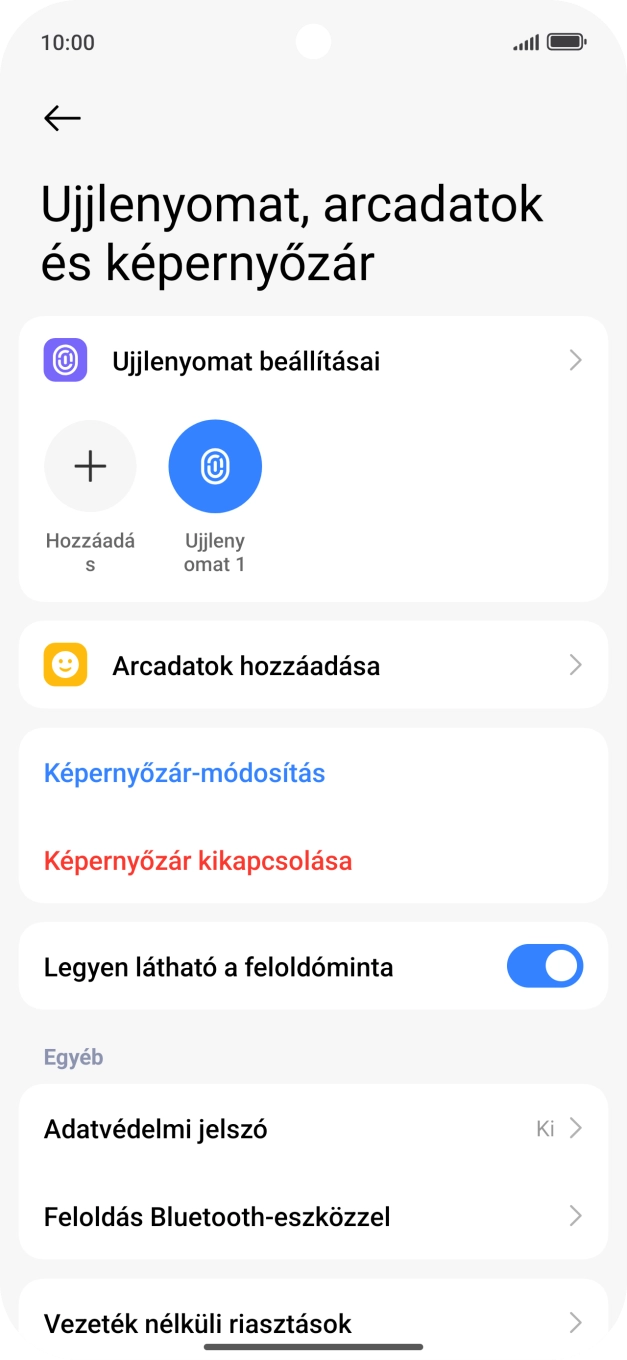 Válaszd ki a kívánt beállításokat. Válaszd ki a kívánt beállításokat.
