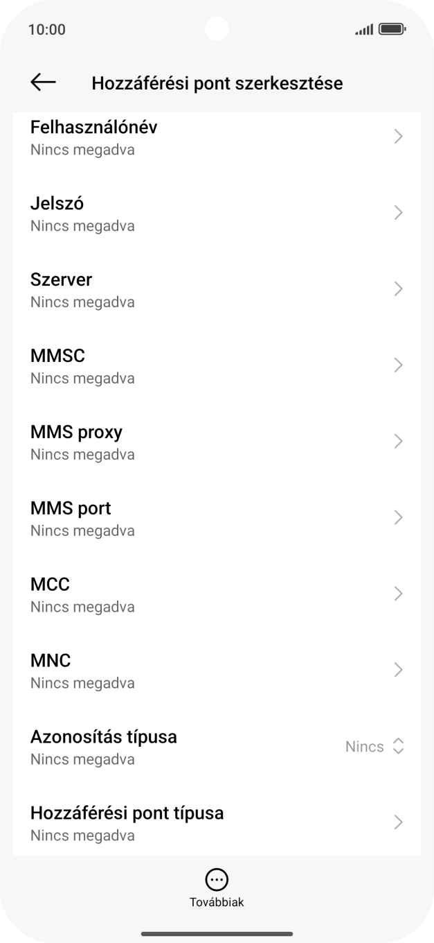 Válaszd az MCC lehetőséget.