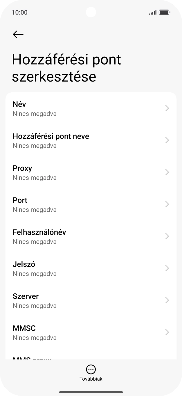 Válaszd a Név lehetőséget.