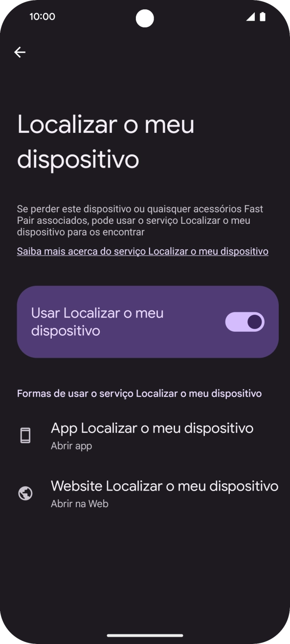 Para voltar ao ecrã inicial, deslize o dedo de baixo para cima a partir da base do ecrã.