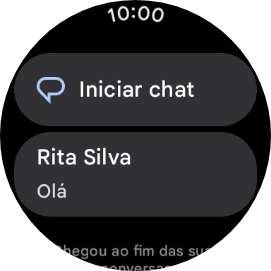 Prima a mensagem curta pretendida para a ler.
