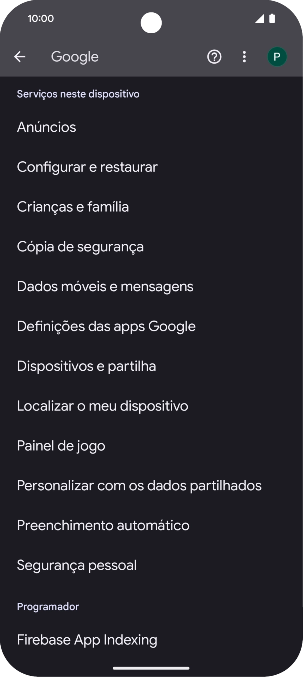 Prima Localizar o meu dispositivo.