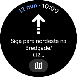 Siga as indicações no ecrã para encontrar o caminho para o destino pretendido.