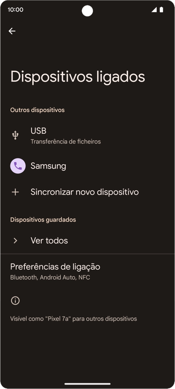 Para voltar ao ecrã inicial, deslize o dedo de baixo para cima a partir da base do ecrã.