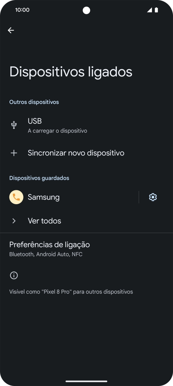 Para voltar ao ecrã inicial, deslize o dedo de baixo para cima a partir da base do ecrã.