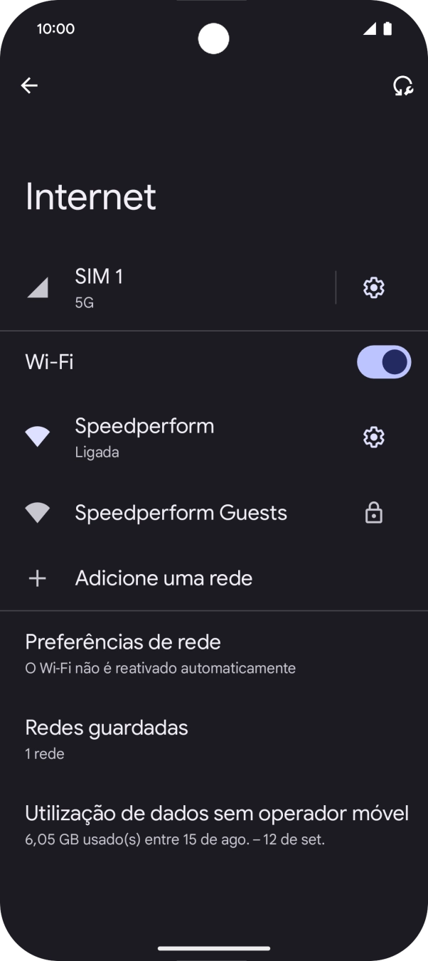 Para voltar ao ecrã inicial, deslize o dedo de baixo para cima a partir da base do ecrã.