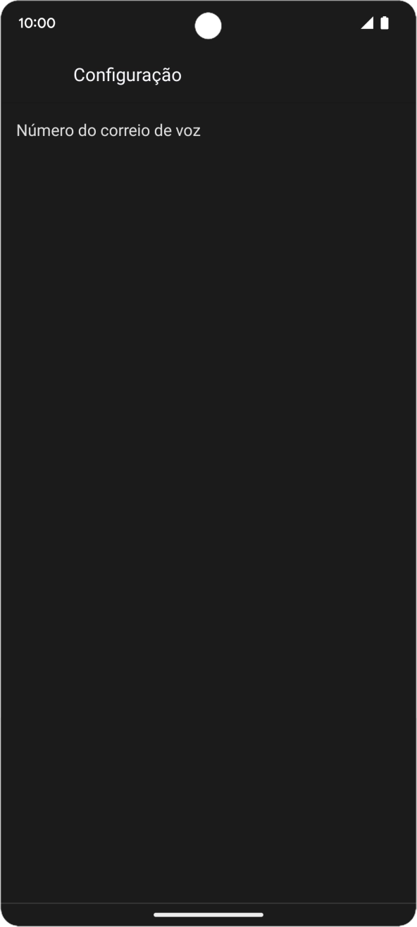 Prima Número do correio de voz.