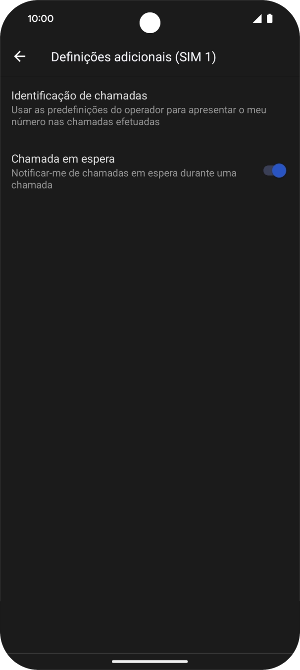 Prima Identificação de chamadas.