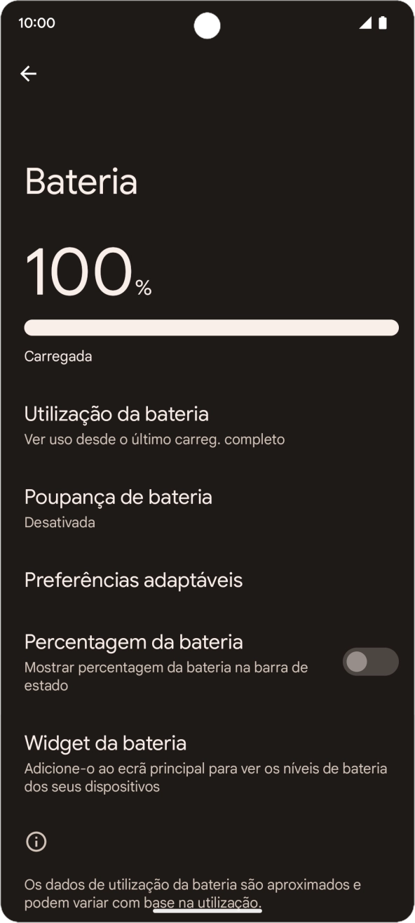 Prima Poupança de bateria.