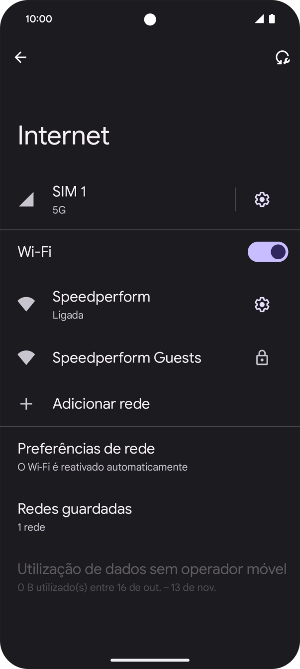 Para voltar ao ecrã inicial, deslize o dedo de baixo para cima a partir da base do ecrã.