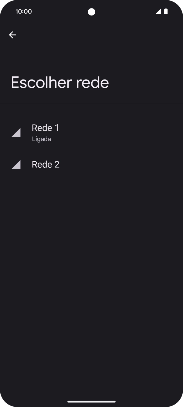 Prima a seta para a esquerda.