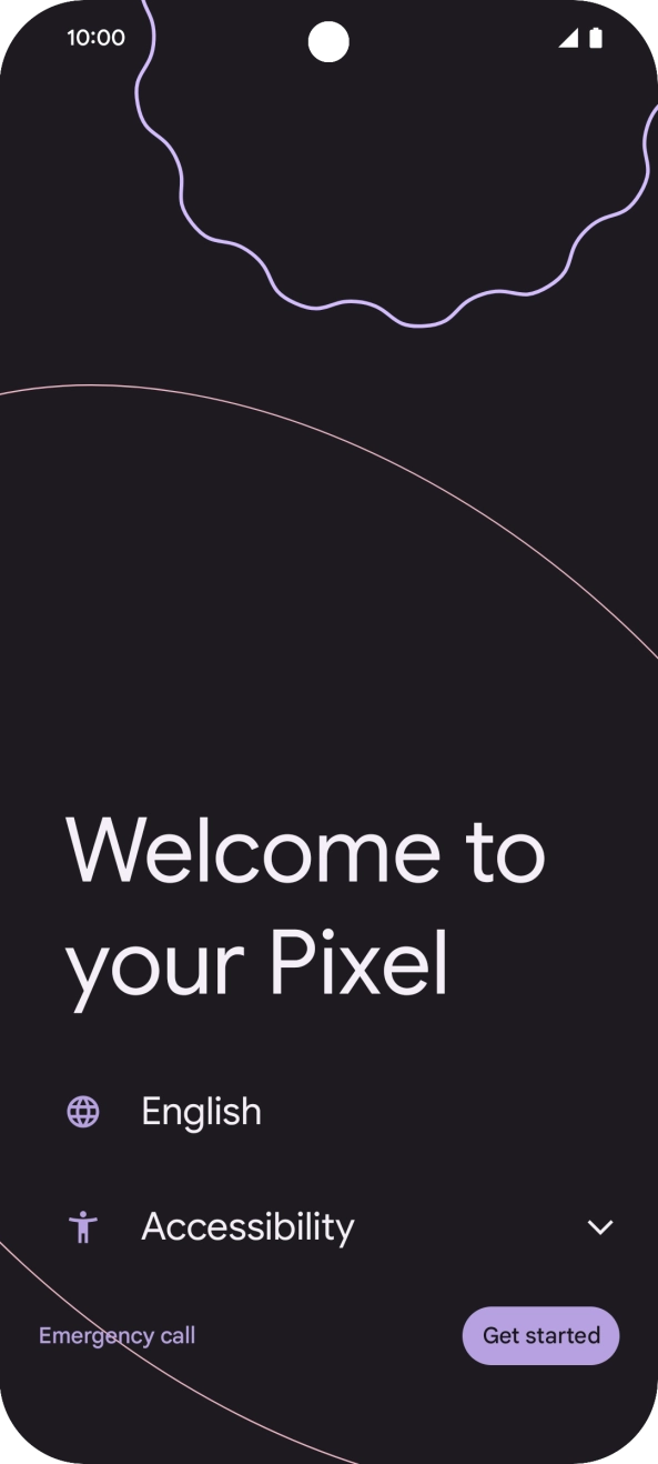 Prima o campo junto ao ícone de idioma.