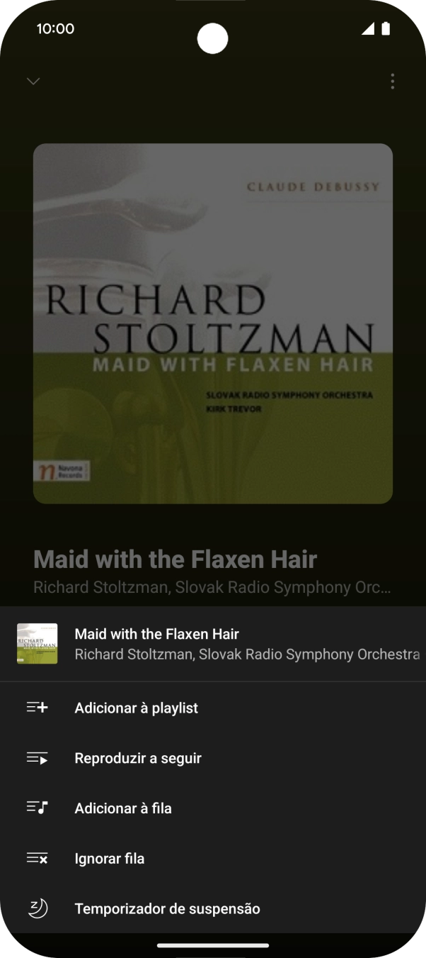 Prima o ícone para adicionar.