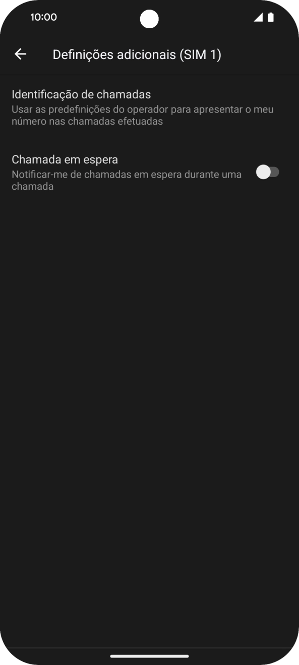 Prima Identificação de chamadas.