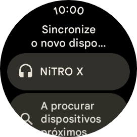 Prima o dispositivo pretendido.