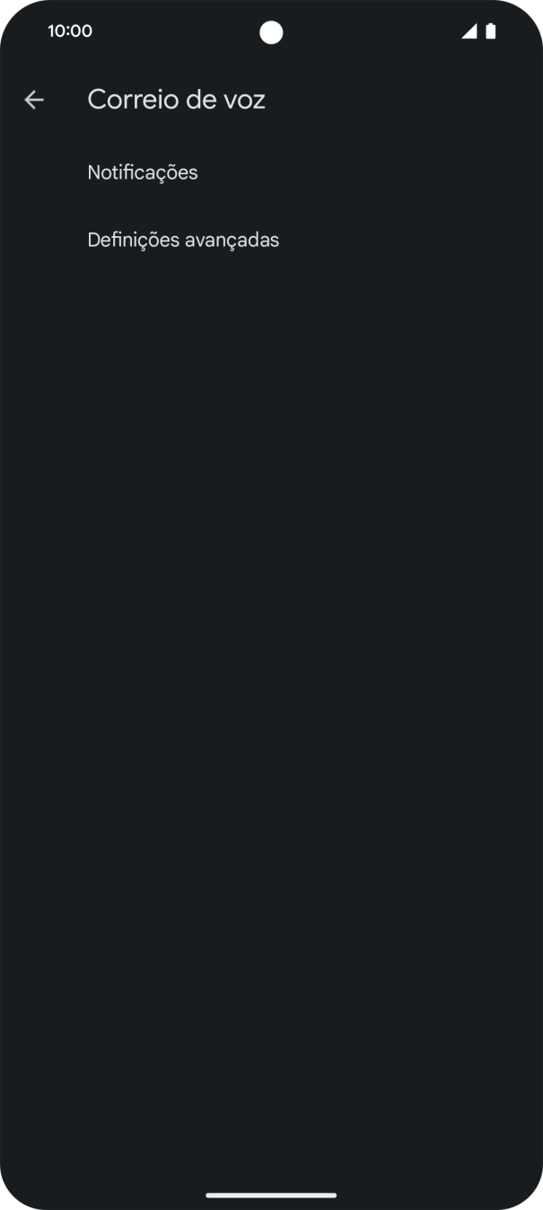 Prima Definições avançadas.