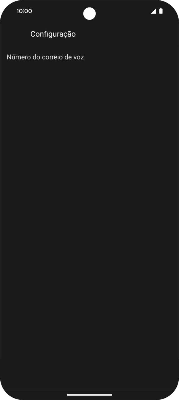 Prima Número do correio de voz.