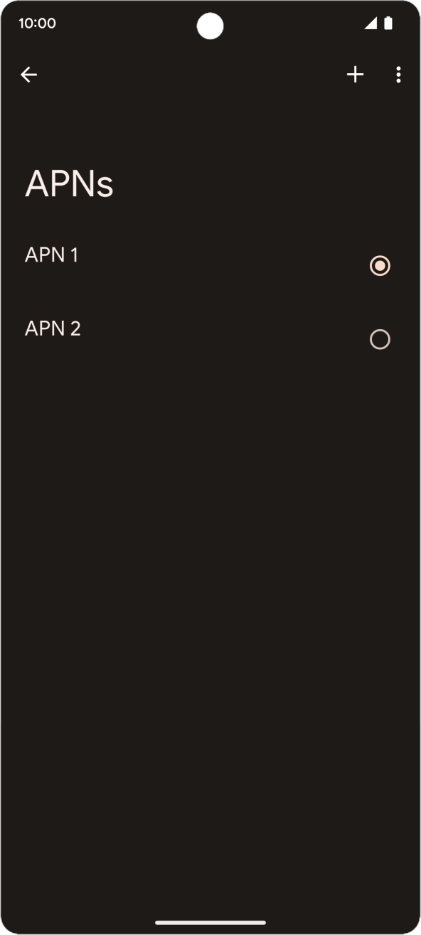 Prima o campo junto à ligação de dados para a ativar.