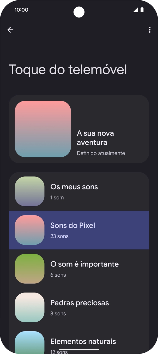 Prima a categoria pretendida.