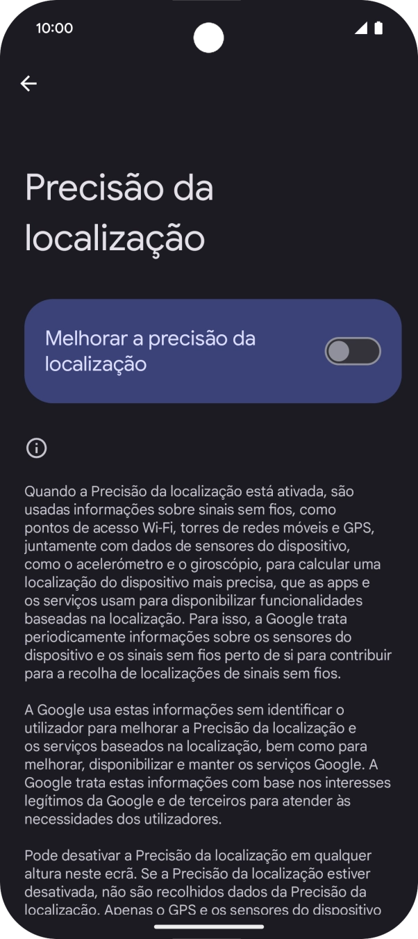 Se premir o indicador junto a 