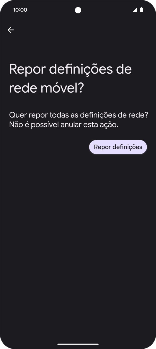 Prima Repor definições.