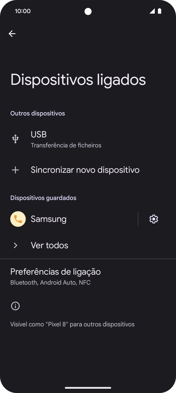 Para voltar ao ecrã inicial, deslize o dedo de baixo para cima a partir da base do ecrã.