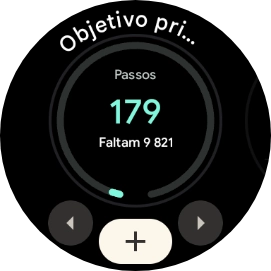 Prima o ícone para adicionar.