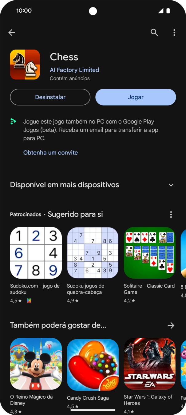 Para voltar ao ecrã inicial, deslize o dedo de baixo para cima a partir da base do ecrã.