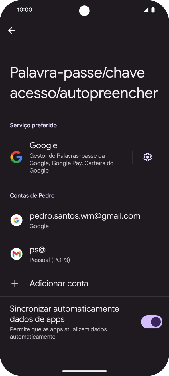 Para voltar ao ecrã inicial, deslize o dedo de baixo para cima a partir da base do ecrã.