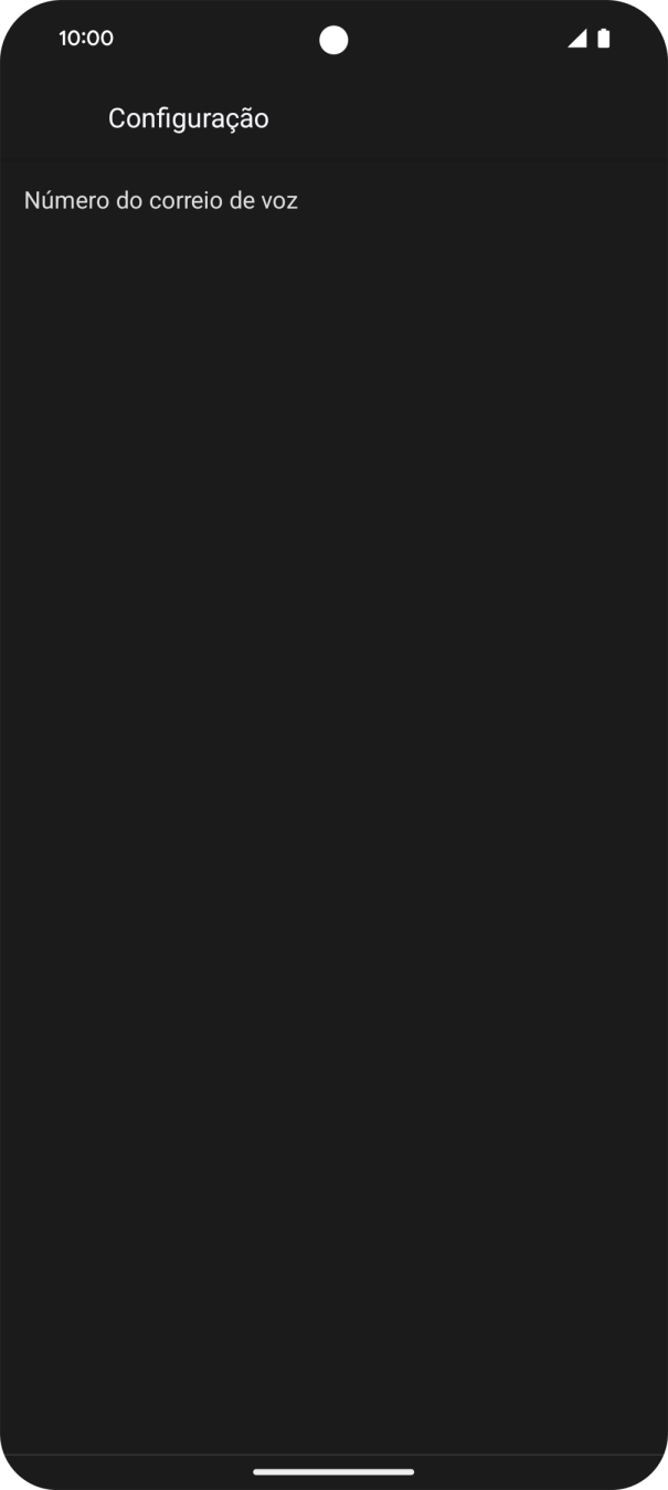 Prima Número do correio de voz.