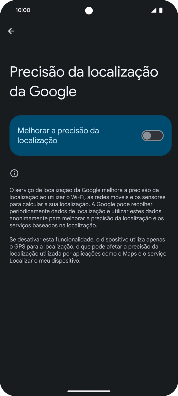 Se premir o indicador junto a 