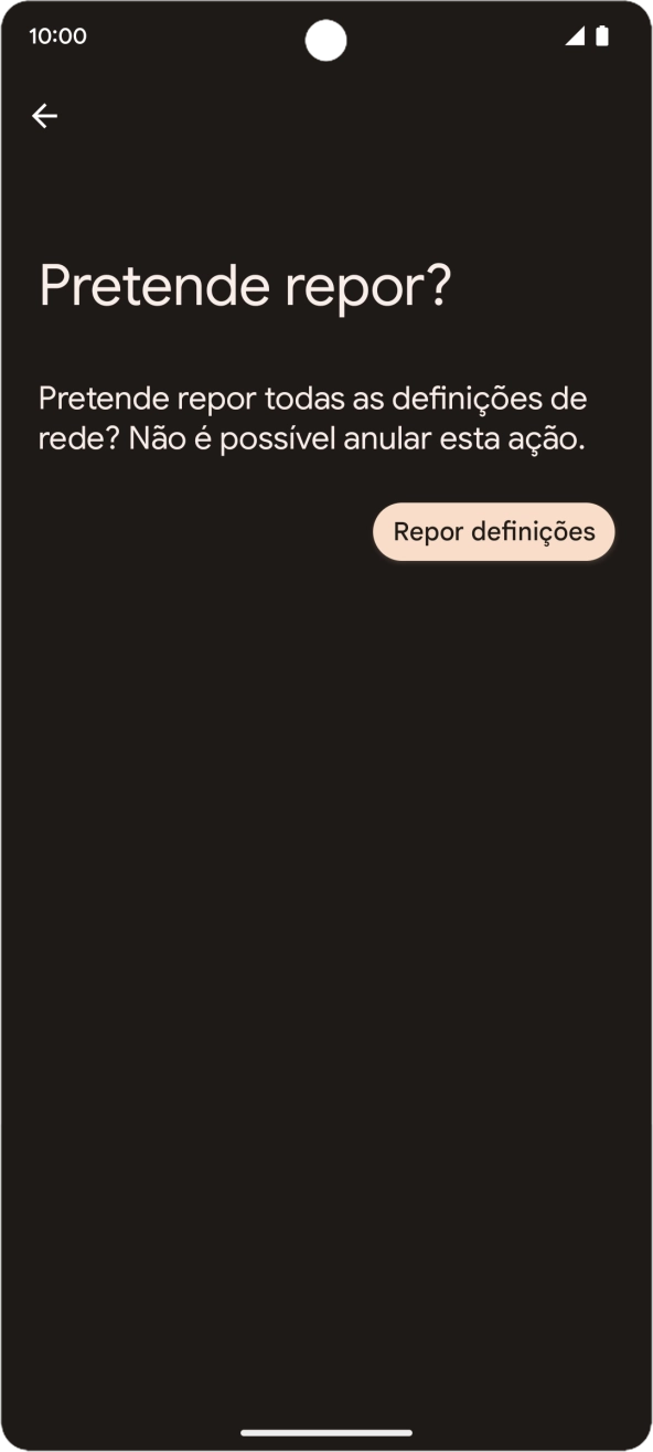 Prima Repor definições.