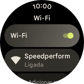Prima a coroa para terminar e voltar ao ecrã inicial.