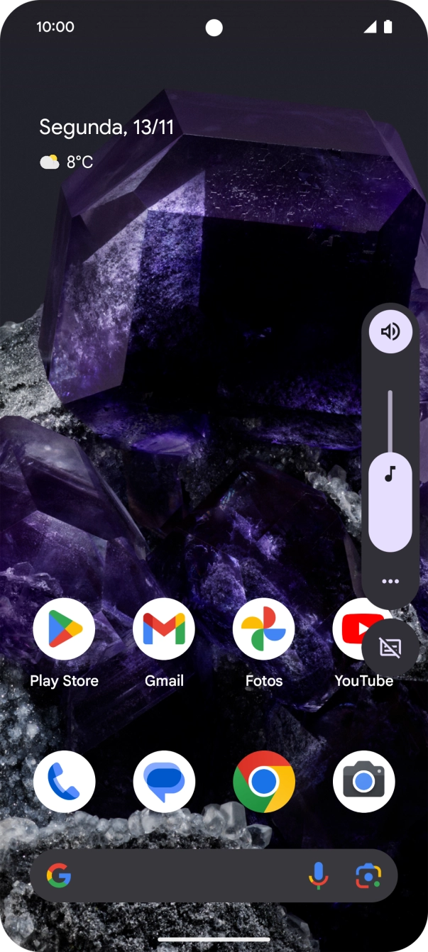 Prima o ícone de perfil.