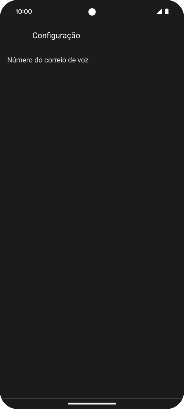 Prima Número de correio de voz.