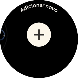 Prima o ícone para adicionar.