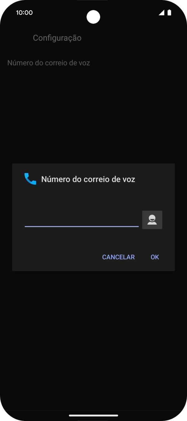 Introduza 123 e prima OK.