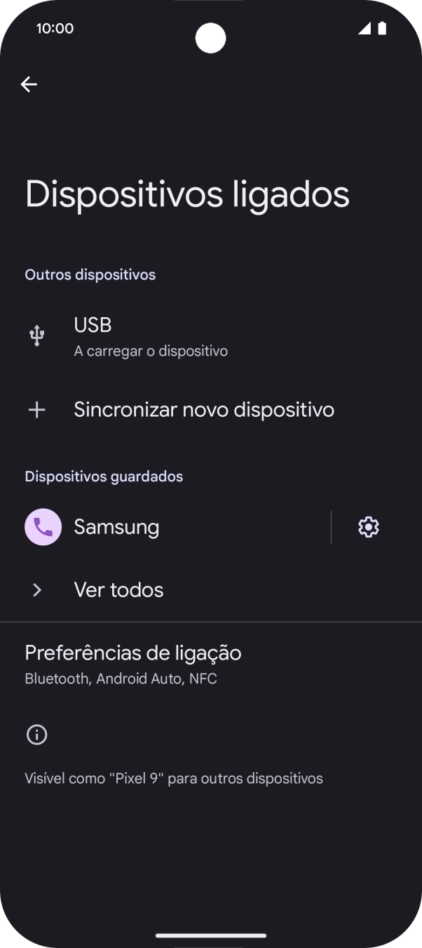 Para voltar ao ecrã inicial, deslize o dedo de baixo para cima a partir da base do ecrã.