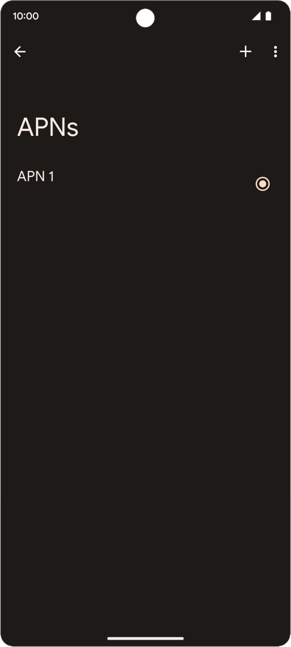 Prima o ícone de nova ligação de dados.