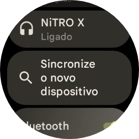 Prima a coroa para terminar e voltar ao ecrã inicial.