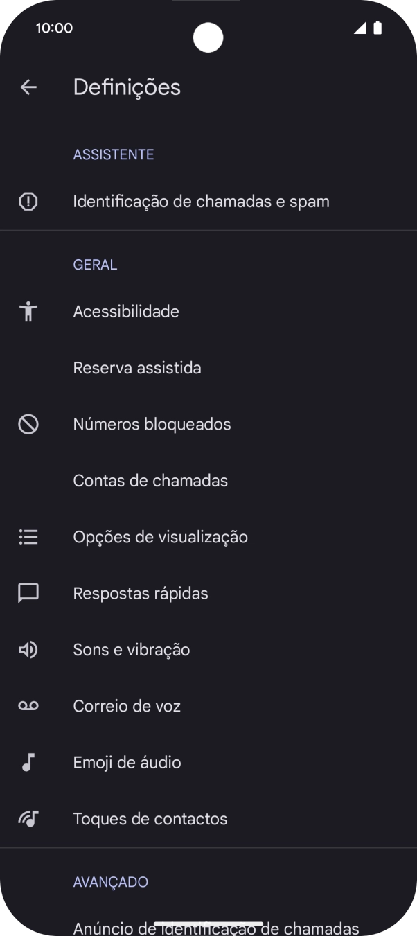 Prima Contas de chamadas.