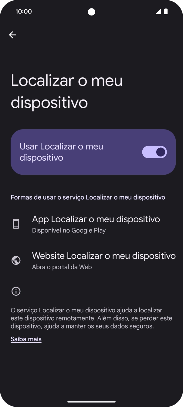 Para voltar ao ecrã inicial, deslize o dedo de baixo para cima a partir da base do ecrã.