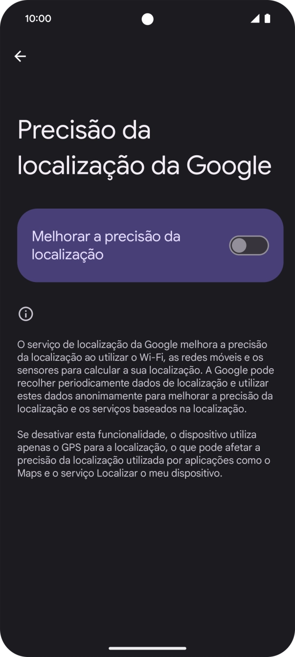 Se premir o indicador junto a 