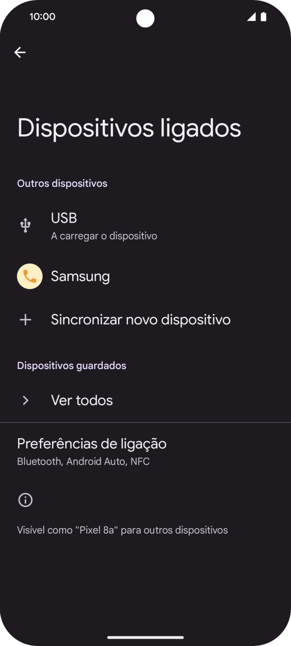 Para voltar ao ecrã inicial, deslize o dedo de baixo para cima a partir da base do ecrã.