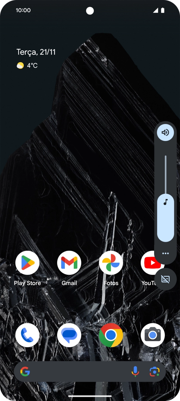 Prima o ícone de perfil.