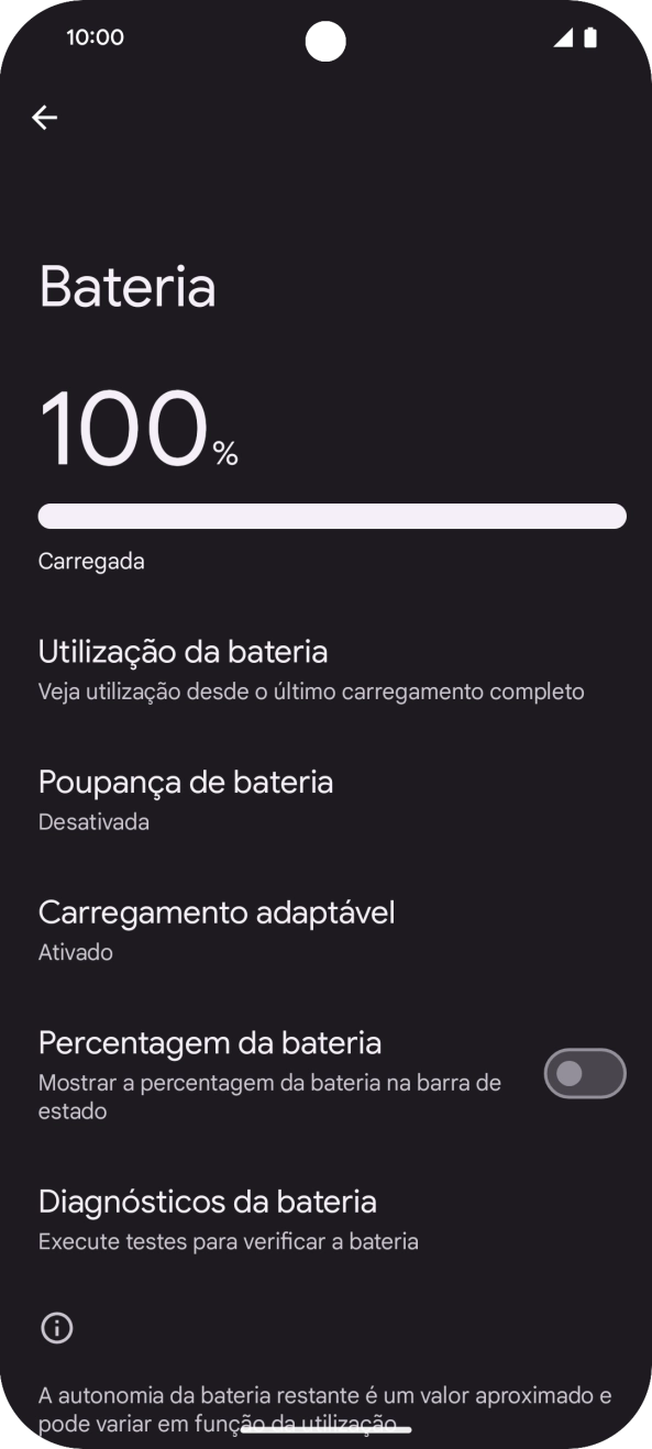 Prima Poupança de bateria.