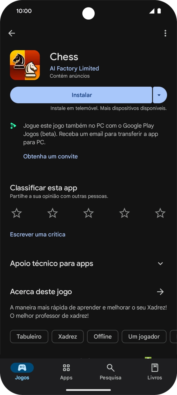 Para voltar ao ecrã inicial, deslize o dedo de baixo para cima a partir da base do ecrã.