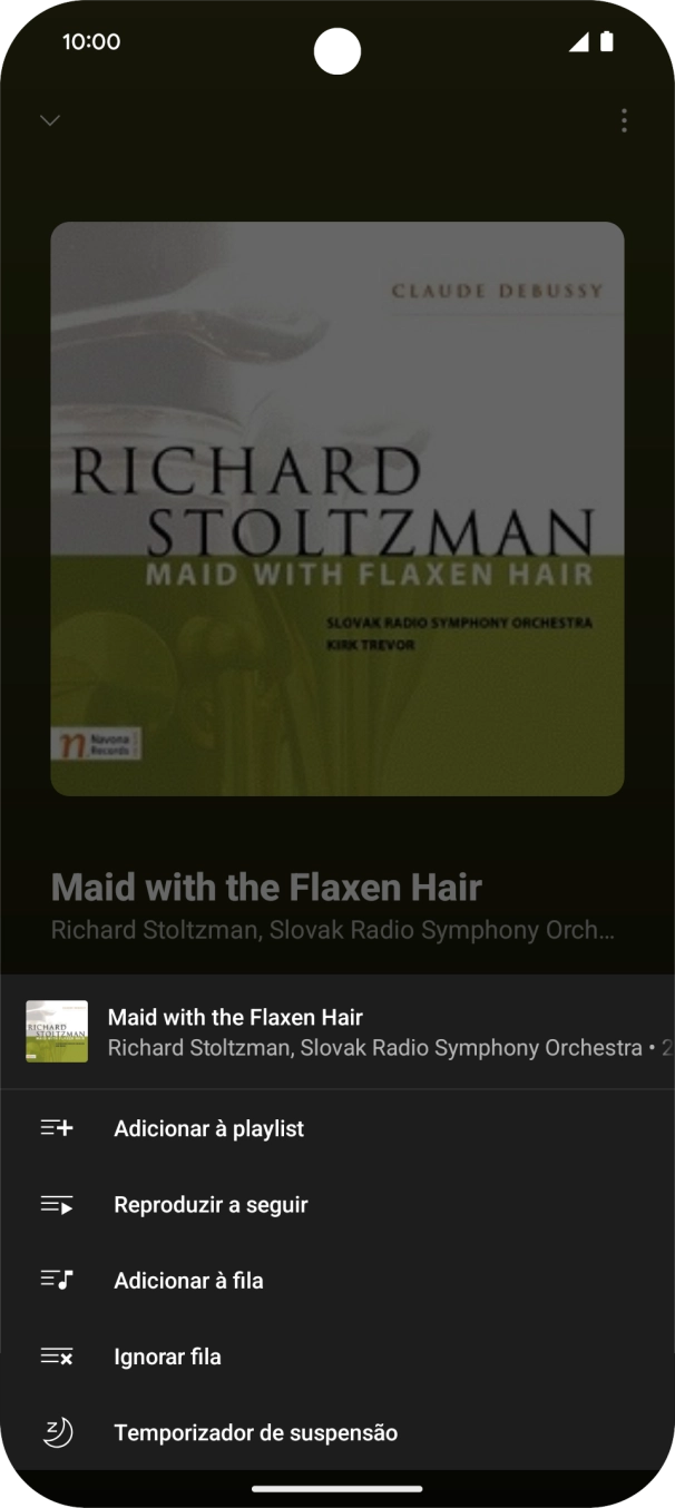 Prima o ícone para adicionar.