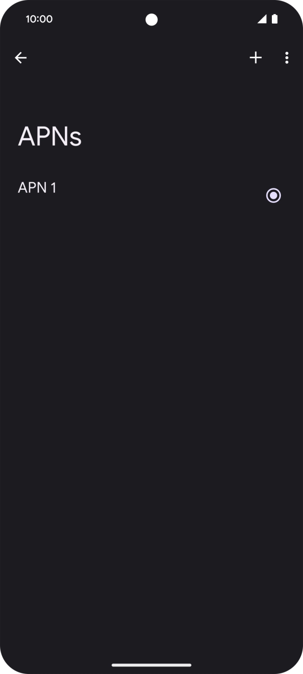 Prima o ícone de nova ligação de dados.